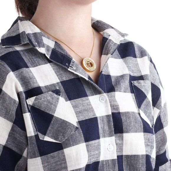 A-Z Alphabet Pendant Necklaces Charms Women Initial Letter Chain Necklace 4 Colo - Picture 2 of 5